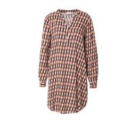 Kaffe, Femme, Robes, Multicolore, Taille: 38 FR Robe Chemise Rose avec Imprimé Tresse