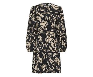 Kaffe Robe 'KAUlla' beige / noir, Taille 36