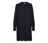 Kaffe - Robe Noire Profonde avec Poignets Smock - Femme - Robes - Noir - Taille: 38 FR