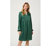 Kaffe Robe or / vert, Taille 34