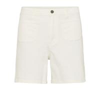 Kaffe - Short Simple en Twill avec Poches - Femme - Shorts - Blanc - Taille: 36 FR