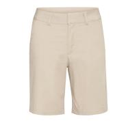 Kaffe - Shorts Ville Taille Haute Gris Plume - Femme - Shorts - Beige - Taille: 34 FR