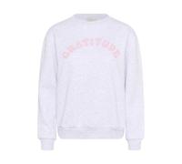 Kaffe Sweat-shirt 'Anne' gris chiné / rose ancienne, Taille XS