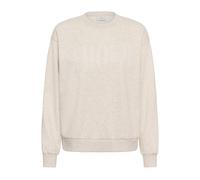 Kaffe Sweat-shirt 'KAMelody' beige chiné / blanc perle, Taille XL