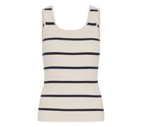 Kaffe Tops en tricot 'KAMorita' bleu marine / coquille d'oeuf, Taille XL