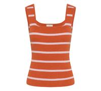 Kaffe Tops en tricot 'KAMorita' homard / blanc, Taille XL