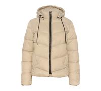 Kaffe - Veste Grise Plume Matelassée avec Capuche - Femme - Vestes - Gris - Taille: 46 FR