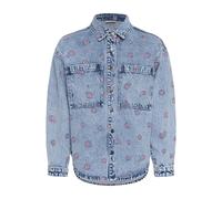 Kaffe Veste mi-saison 'KABabena' bleu denim / rose ancienne, Taille XXL