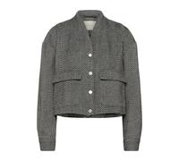 Kaffe Veste mi-saison 'KAValentina' gris / blanc, Taille XXL
