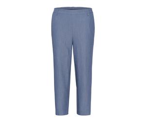 Kaffe - Vintage Indigo Pantalon Court Straight-Leg - Femme - Pantalons - Bleu - Taille: 36 FR