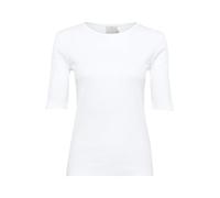 KAFFE Woman's T-Shirt Slim Fit Elbow-Length Sleeves Round Neckline