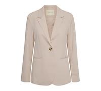 KAFFE Women's Blazer Loose Fit Long Single Button Long Sleeves Side Pockets
