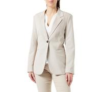 KAFFE Women's Blazer Single Breasted Notch Lapel Regular Fit Jetted Pockets