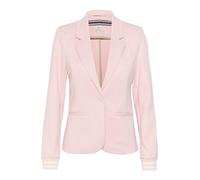 KAFFE Women's Blazer Single Breasted Notch Lapel Slim Fit Rib Knit Cuffs