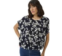 KAFFE Womens Blouse Relaxed Fit Short Sleeve