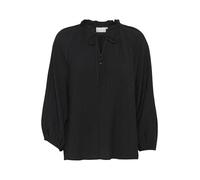 KAFFE Women's Blouse V-Notch Neck Buttons Regular Fit 3/4 Sleeves Hip Length