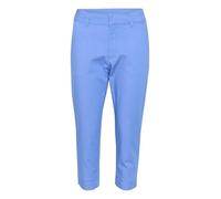 KAFFE Women's Capri Pants Below Knee Length Slim Fit Regular Waistband