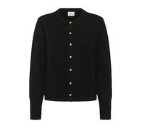 KAFFE Women's Cardigan Round Neck Buttons Long Sleeves Regular Fit Hip Length
