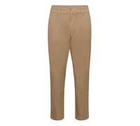 KAFFE Pantalon chino femme Mette, longueur raccourcie, coupe droite, taille normale, Marron 38