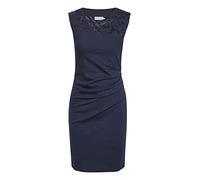 KAFFE Women's Coctail Dress Sleeveless Slim Fit with Floral Lace