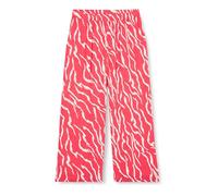 KAFFE Women's Culotte Pants Printed Cropped Length Wide Legs Elastic Waist