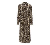 KAFFE Women's Dresses Loose Fit Mid Calf Long Sleeve
