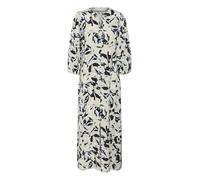 KAFFE Women's Dresses Shaped Fit Elastic Waist Ankle Length 3/4 Sleeve