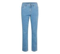 KAFFE Women's Jeans High-Waisted Straight Legs Regular Fit Full-Length Denim Femme