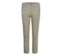 KAFFE Women's Jeans Twill Cropped Slim Fit Midrise Waist Regular Waistband