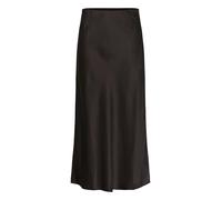 KAFFE Women's Maxi Skirt High-Waisted Elastic Waist Straight Silhouette Satin