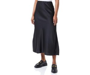 KAFFE Women's Midi Skirt A-Line Regular Waist Hidden Waistband Side Seams