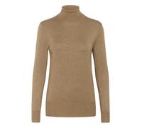 KAFFE Women's Rollneck T-Shirt Long Sleeves Slim Fit Hip Length Rib Edges