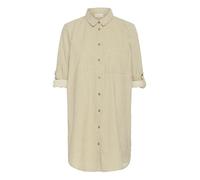 KAFFE Women's Shirt Tunic Long Sleeves Casual Fit Striped Mid-Thigh Length