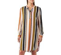 KAFFE Women's Shirt Tunic with Roll Up Sleeves Oversized Long Blouse