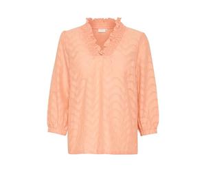 KAFFE Women's Shirts/Blouse Regular Fit 3/4 Sleeve