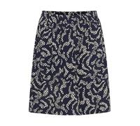 KAFFE Women's Shorts Loose Fit Elastic Waist Short Length Wide Leg