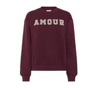 KAFFE Women's Sweatshirt Crew Neck Graphic Print Long Sleeves Regular Fit