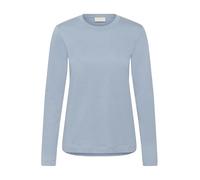 KAFFE Women's T-Shirt Long Sleeves Jersey Tee Crew Neck Regular Fit Hip Length