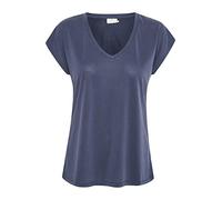 KAFFE Women's T-Shirt Short Sleeves V-Neck Regular Fit Jersey Tee Femme
