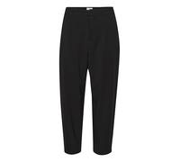 KAFFE Women's Trousers Cropped Length Tapered Legs High-Waisted Regular Waist