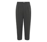 KAFFE Women's Trousers Cropped Length Tapered Legs High-Waisted Regular Waist Femme