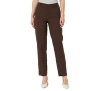 KAFFE Women's Trousers Regular Fit Zipper Fastening Cropped Length Straight Legs