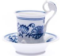 Kaffeetasse, Karlsbader Porzellan Leander Meadows, Mary-Anne - Zwiebel