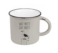 Kaffeetasse millésimée | Becher zum verschenken | 400 ml | Maritim | Wat mutt dat mutt