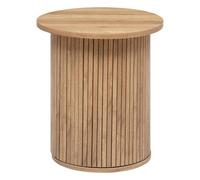 Kaffeetisch "Colva" Furnier mit Holzeffekt - D.45 cm - Atmosphera créateur d'intérieur