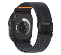 Kafol-2 Pièces Bracelets En Nylon Pour Apple Watch Ultra 2 Bandes 49mm 44mm 46mm 42mm 40mm 45mm 41mm Bracelet Élastique Iwatch Série 10 9 8 7 6 3 Se,S10 42-38 40 41 Mm,Deep Gray