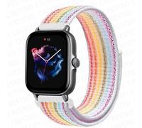 Kafol-20mm 22mm Bracelet De Montre Pour Amazfit Gtr 4/2/3/Mini/Gts 2/3/Pro/4/U/Stratos Bracelet De Sport En Nylon Pulseira Correa Amazfit Bip Sangle,20mm,Colorful 19