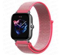 Kafol-20mm 22mm Bracelet De Montre Pour Amazfit Gtr 4/2/3/Mini/Gts 2/3/Pro/4/U/Stratos Bracelet De Sport En Nylon Pulseira Correa Amazfit Bip Sangle,20mm,Brilliant Pink 13