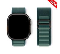Kafol-Boucle Alpine Pour Bracelet De Montre Apple Ultra 2 49mm Série 10 46mm 42mm 40-44mm 45mm 41mm Bracelet De Sport À Crochet G Iwatch 10 9 8 7 6 Se 5 4,38-40-41-S10 42mm,Dark Green 12