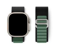 Kafol-Boucle Alpine Pour Bracelet De Montre Apple Ultra 2 49mm Série 10 46mm 42mm 40-44mm 45mm 41mm Bracelet De Sport À Crochet G Iwatch 10 9 8 7 6 Se 5 4,38-40-41-S10 42mm,Black Green 09